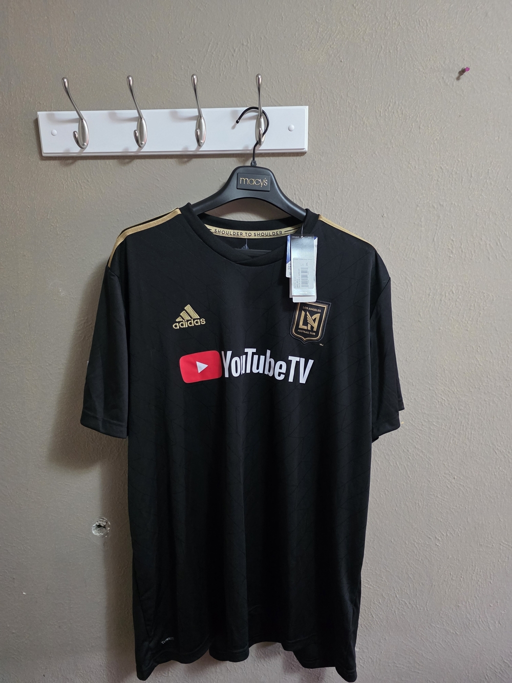 Vintage adidas Men’s LAFC Black & Gold Home Jersey 2014
